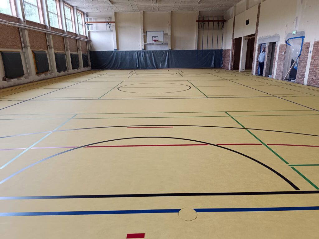 Hallensportboden Linoleum