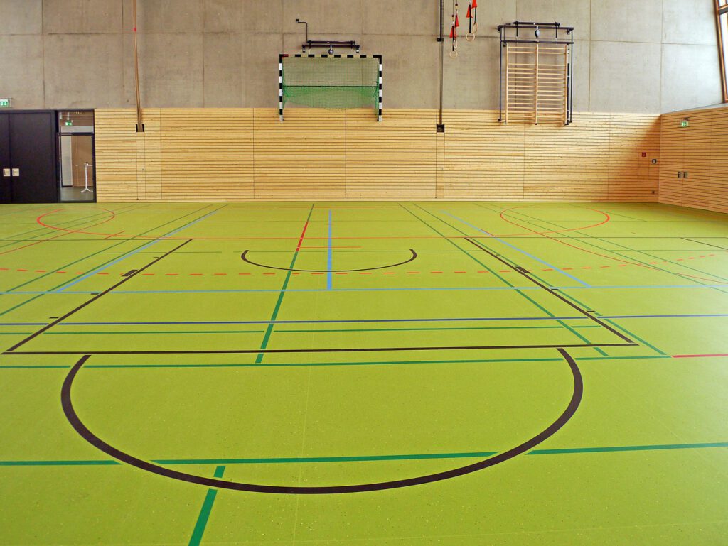 Linoleum Turnhalle